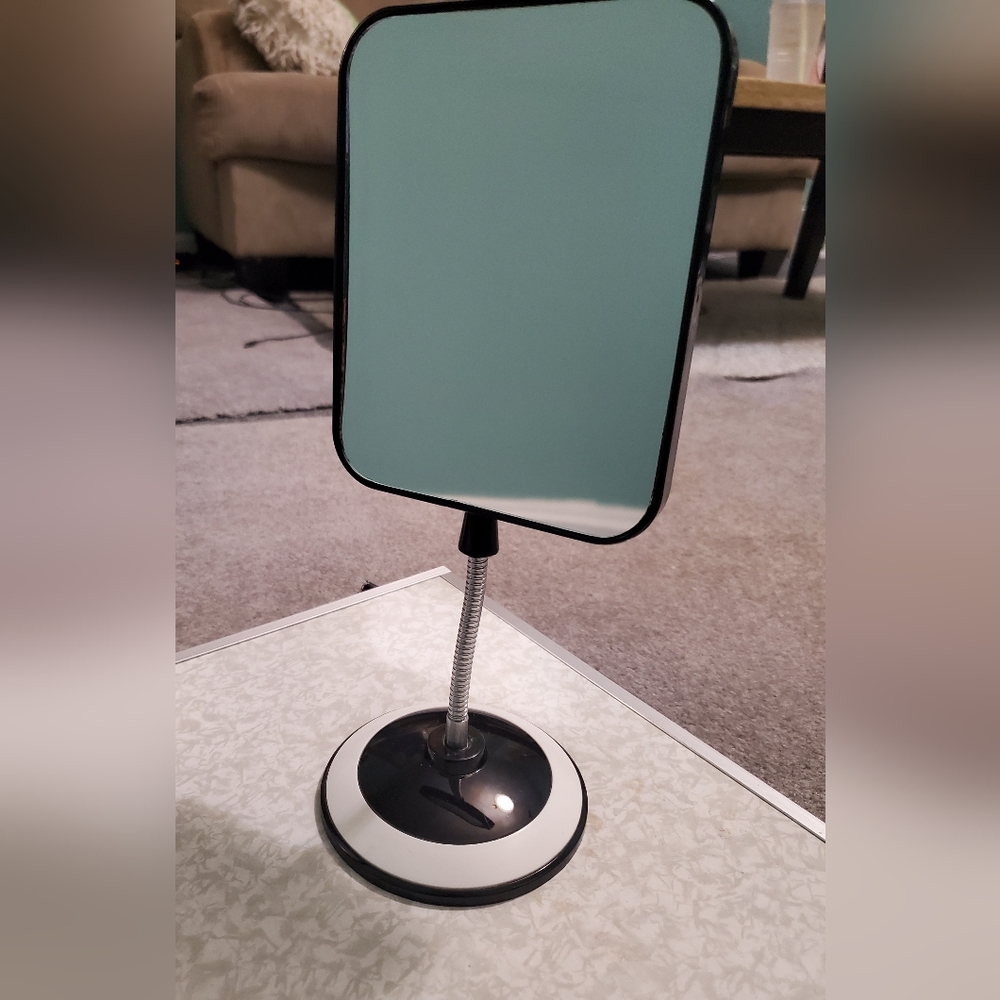 LOTIKO Adjustable Flexible Gooseneck Makeup Mirror,Double Sided Mirror.